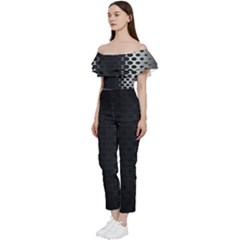 Bardot Ruffle Jumpsuit 
