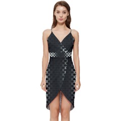 Wrap Frill Dress 