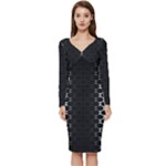 Surface Pmmcairo Img 20221126 085607 5000x5000 Long Sleeve V-Neck Bodycon Dress 