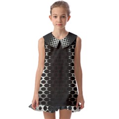 Kids  Pilgrim Collar Ruffle Hem Dress 
