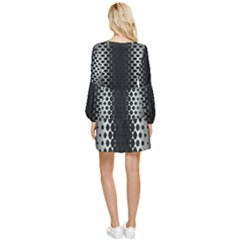 Tiered Long Sleeve Mini Dress 