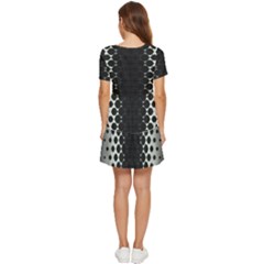 Tiered Short Sleeve Babydoll Dress 