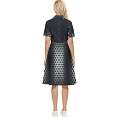 Button Top Knee Length Dress 