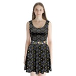 Phyllis Full  Split Back Mini Dress 