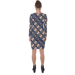 Asymmetric Cut-Out Shift Dress 