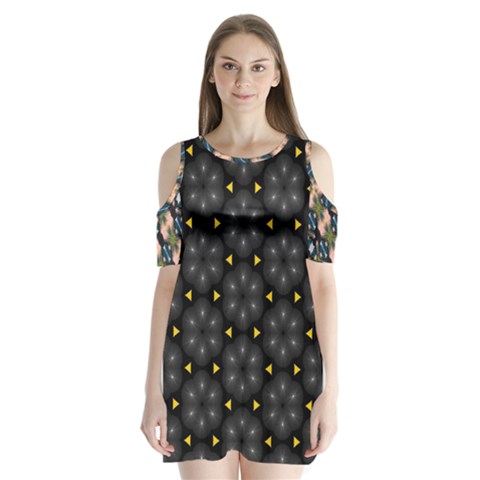 Phyllis Full  Shoulder Cutout Velvet One Piece from ArtsNow.com