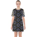 Phyllis Full  Sixties Short Sleeve Mini Dress
