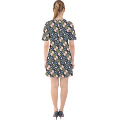 Sixties Short Sleeve Mini Dress 