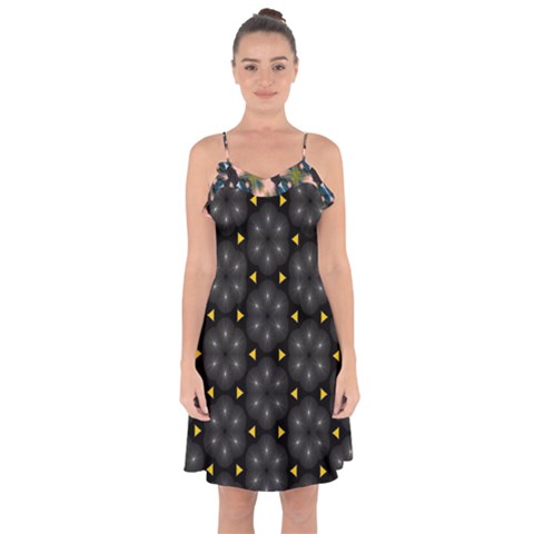 Phyllis Full  Ruffle Detail Chiffon Dress from ArtsNow.com