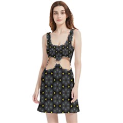 Velour Cutout Dress 