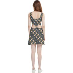Velour Cutout Dress 