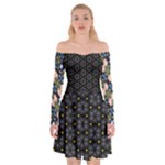 Phyllis Full  Off Shoulder Skater Dress