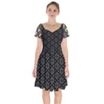 Phyllis Full  Short Sleeve Bardot Dress
