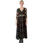 Phyllis Full  Button Up Boho Maxi Dress