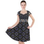 Phyllis Full  Cap Sleeve Midi Dress