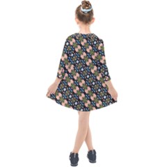 Kids  Quarter Sleeve Shirt Dress 
