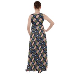 Empire Waist Velour Maxi Dress 