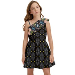 Kids  One Shoulder Party Dress 
