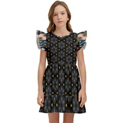 Kids  Winged Sleeve Dress 