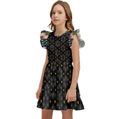 Kids  Winged Sleeve Dress 