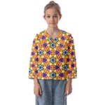 Wavey shapes pattern                                                    Kids  Sailor Shirt