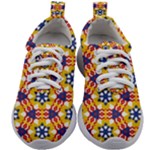 Wavey shapes pattern                                                           Kids Athletic Shoes