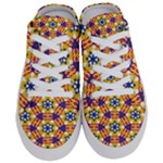 Wavey shapes pattern                                                            Women s Half Slippers