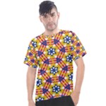 Wavey shapes pattern                                                            Men s Sport Top