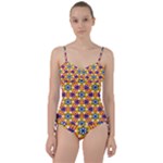 Wavey shapes pattern                                                             Sweetheart Tankini Set