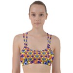 Wavey shapes pattern                                                                 Line Them Up Sports Bra