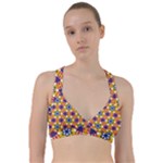 Wavey shapes pattern                                                                  Sweetheart Sports Bra