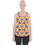 Wavey shapes pattern                                                            Piece Up Tank Top