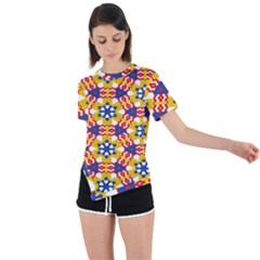 Asymmetrical Short Sleeve Sports T-Shirt 