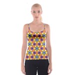 Wavey shapes pattern                                                              Spaghetti Strap Top