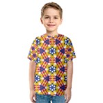 Wavey shapes pattern                                                              Kid s Sport Mesh Tee