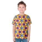 Wavey shapes pattern                                                              Kid s Cotton Tee