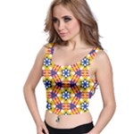 Wavey shapes pattern                                                              Crop Top