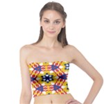 Wavey shapes pattern                                                              Women s Tube Top