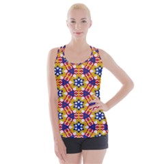 Wavey shapes pattern                                                             Criss cross Back Tank Top from ArtsNow.com