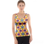 Wavey shapes pattern                                                              Tank Top