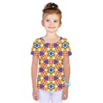 Wavey shapes pattern                                                               Kids  One Piece Tee