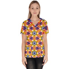 Women s V-Neck Scrub Top 