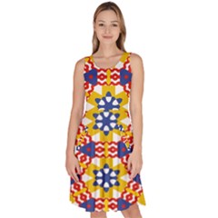 Knee Length Skater Dress With Pockets 