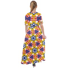 Waist Tie Boho Maxi Dress 