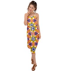 Waist Tie Cover Up Chiffon Dress 