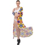 Wavey shapes pattern                                                                 Maxi Chiffon Beach Wrap