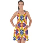 Wavey shapes pattern                                                                 Show Some Back Chiffon Dress