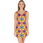 Wavey shapes pattern                                                              Bodycon Dress