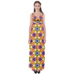 Wavey shapes pattern                                                              Empire Waist Maxi Dress