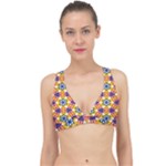 Wavey shapes pattern                                                            Classic Banded Bikini Top